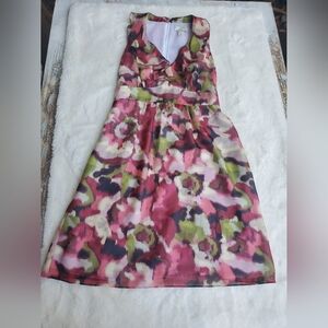 Loft Floral Sleeveless Dress Size 8P
